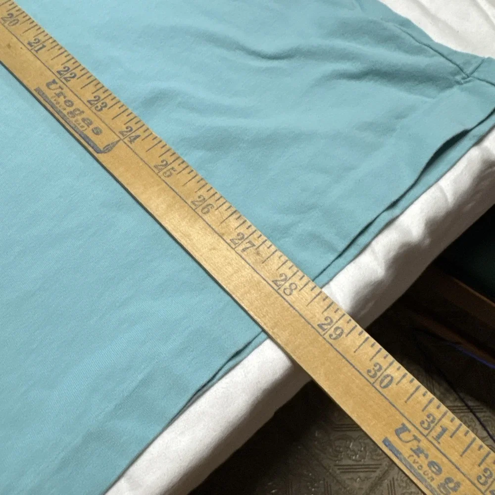 Polo Ralph Lauren Men's V Neck Short Sleeve Tee Sz L Teal Preppy Casual